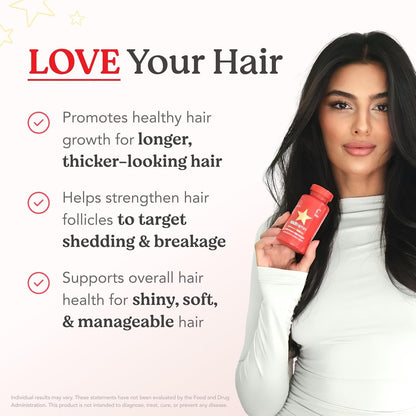 Premium Hair Growth Vitamins for Men and Women