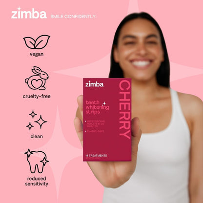 Effective Cherry Dental Whitening Strips 14 Count
