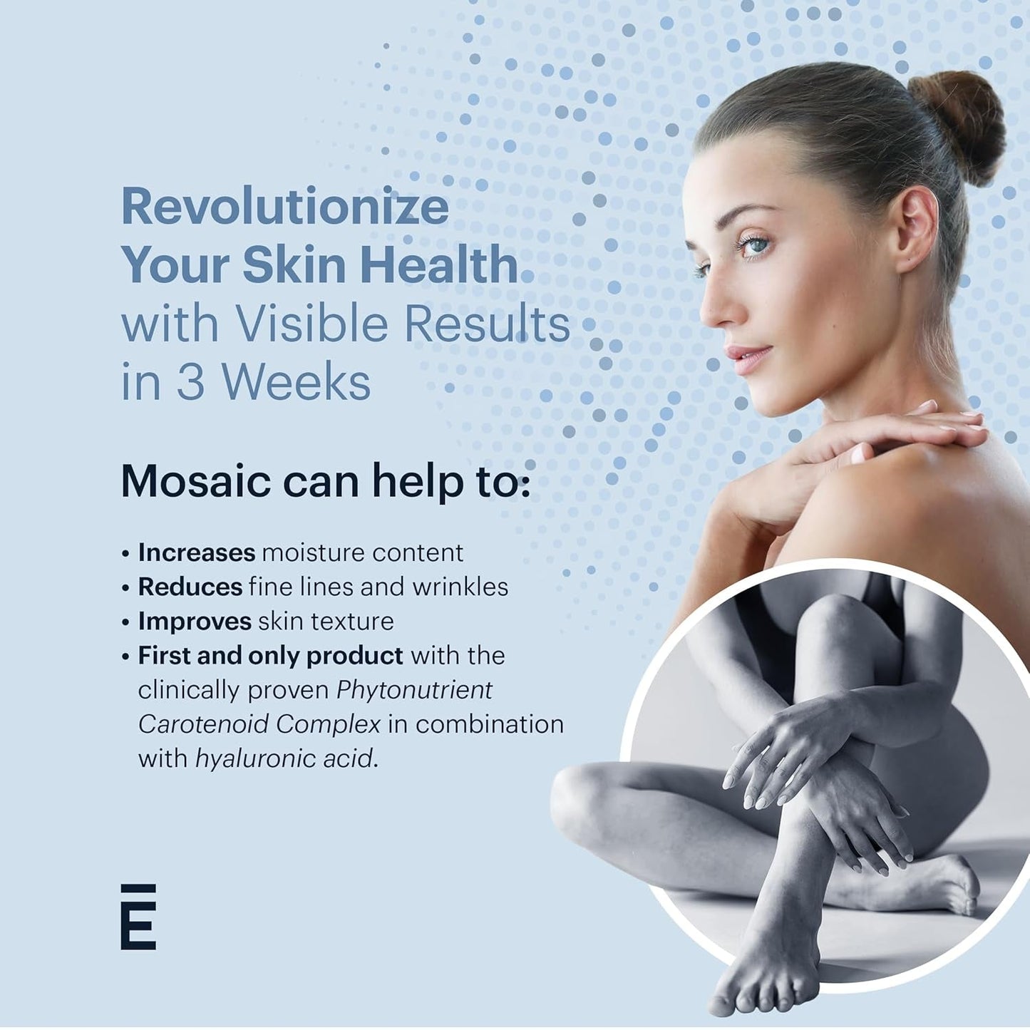 Natural Hyaluronic Acid Vitamins - 30 Softgels Skin Booster