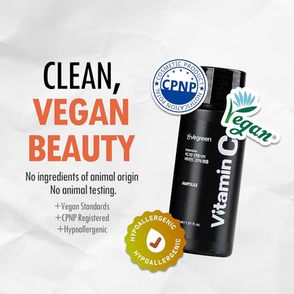 Powerful Waterless Vitamin C Serum - Brightening Facial Treatment