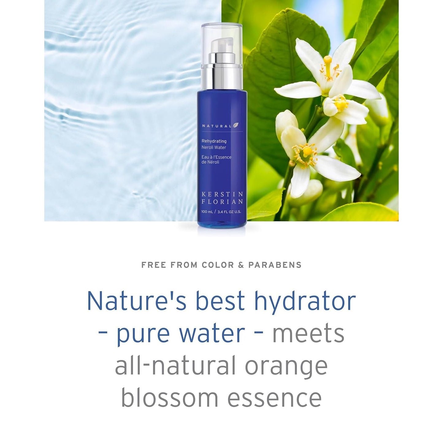 Refreshing Rose Facial Spray & Toner 100ml