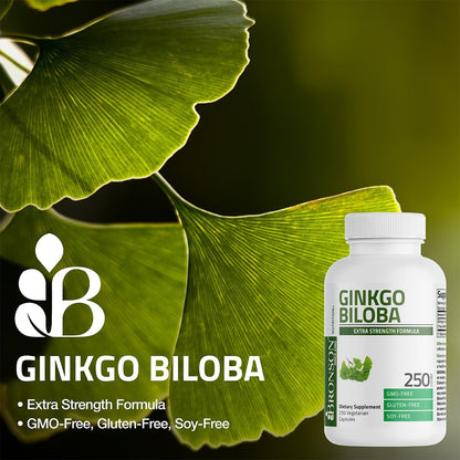 Powerful Ginkgo Biloba Brain Supplement 360 Veg Caps