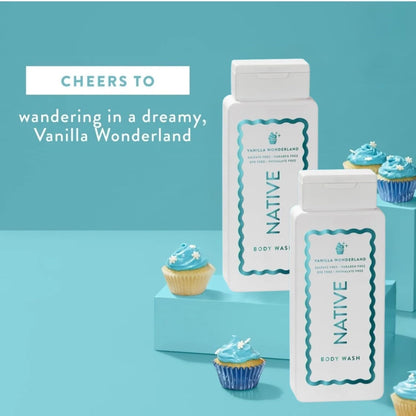 Natural Vanilla Moisturizing Body Wash 2 Pack