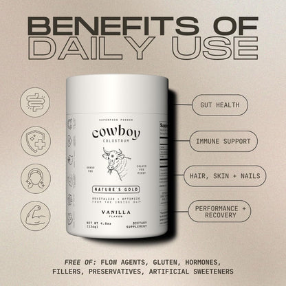 Premium Vanilla Colostrum Powder Supplement