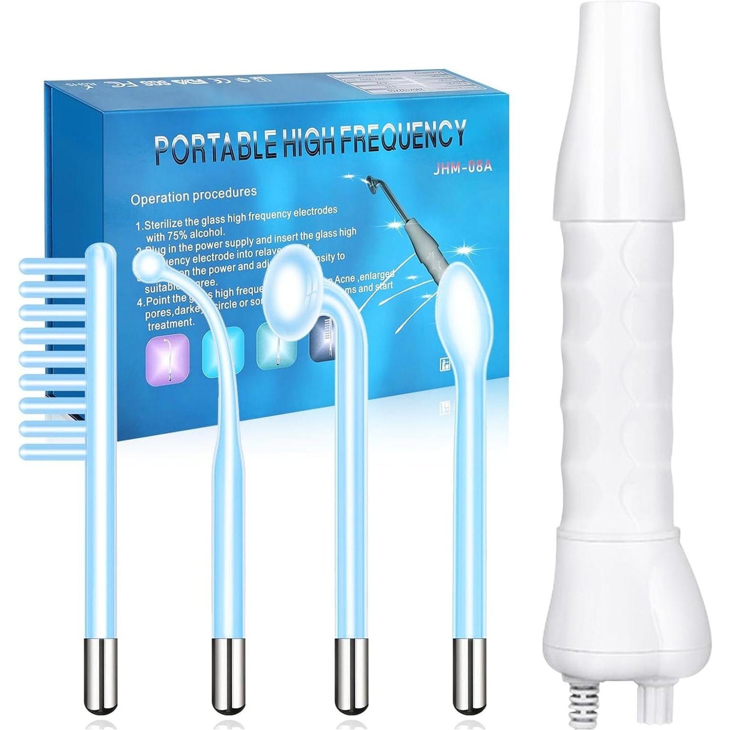 Compact Rechargeable Facial Massager - Blue - Mycosmeticslondon