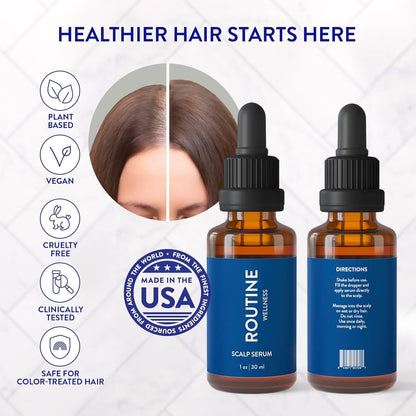 Natural Hair Growth Serum 30ml - Nourish Scalp