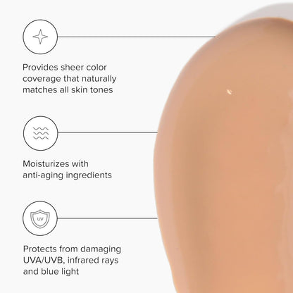 Daily Tinted Moisturizer SPF 45 Sunscreen Cream