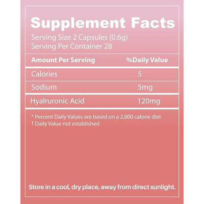 Intensive Hydrating Skin Care Supplement Capsules