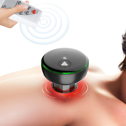 Automatic Cupping Massage Kit with Red Light for Pain Relief