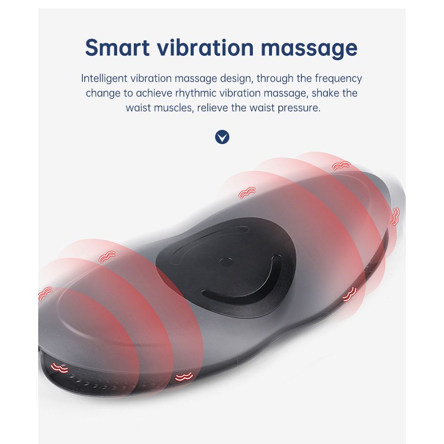 Heated Back Support Belt with Air Massage Therapy