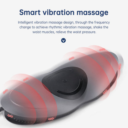 Heated Back Support Belt with Air Massage Therapy