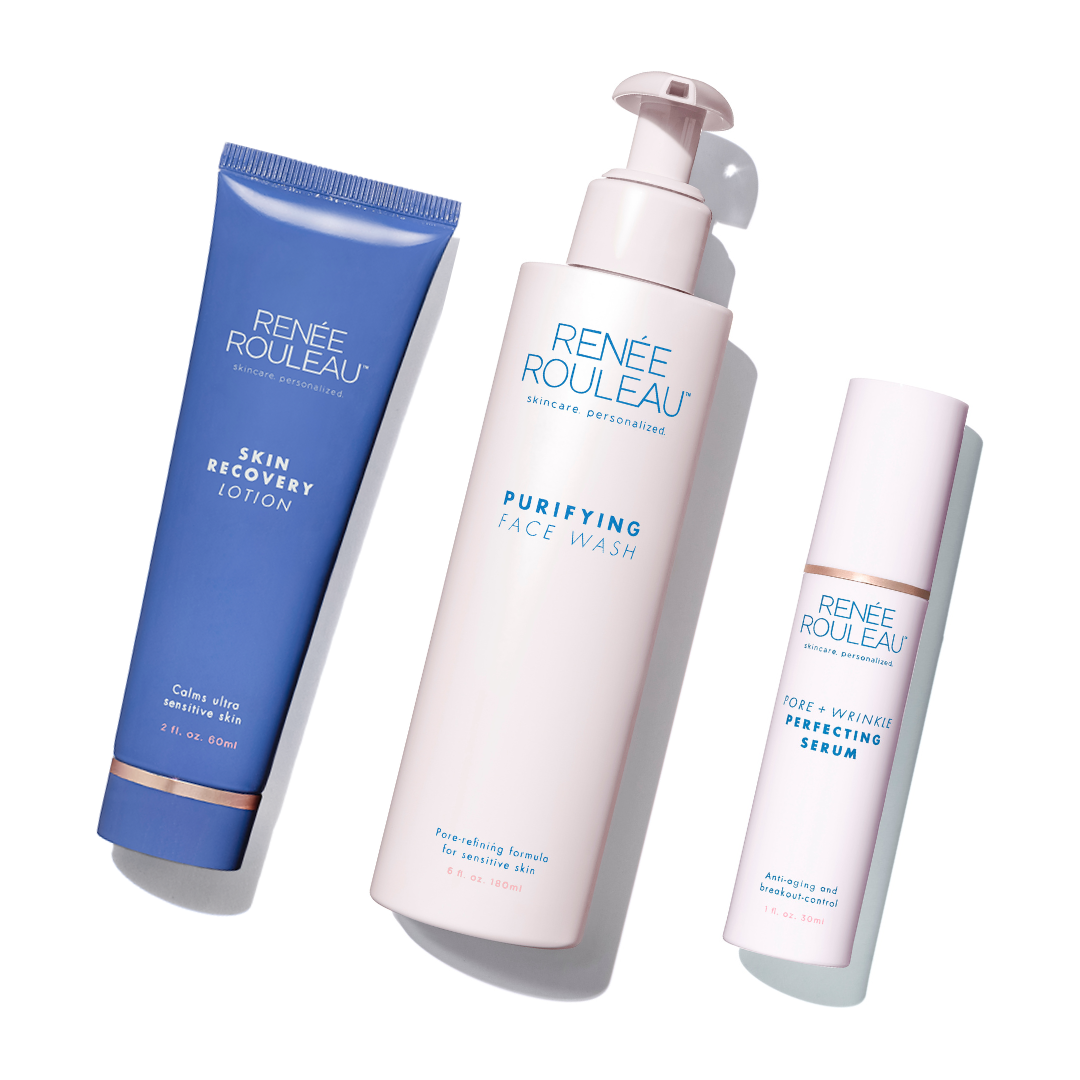 Natural Acne Skin Care Set for Sensitive Skin - Mycosmeticslondon