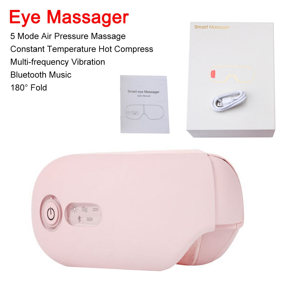 Relaxing Heated Eye Mask with Vibration Therapy