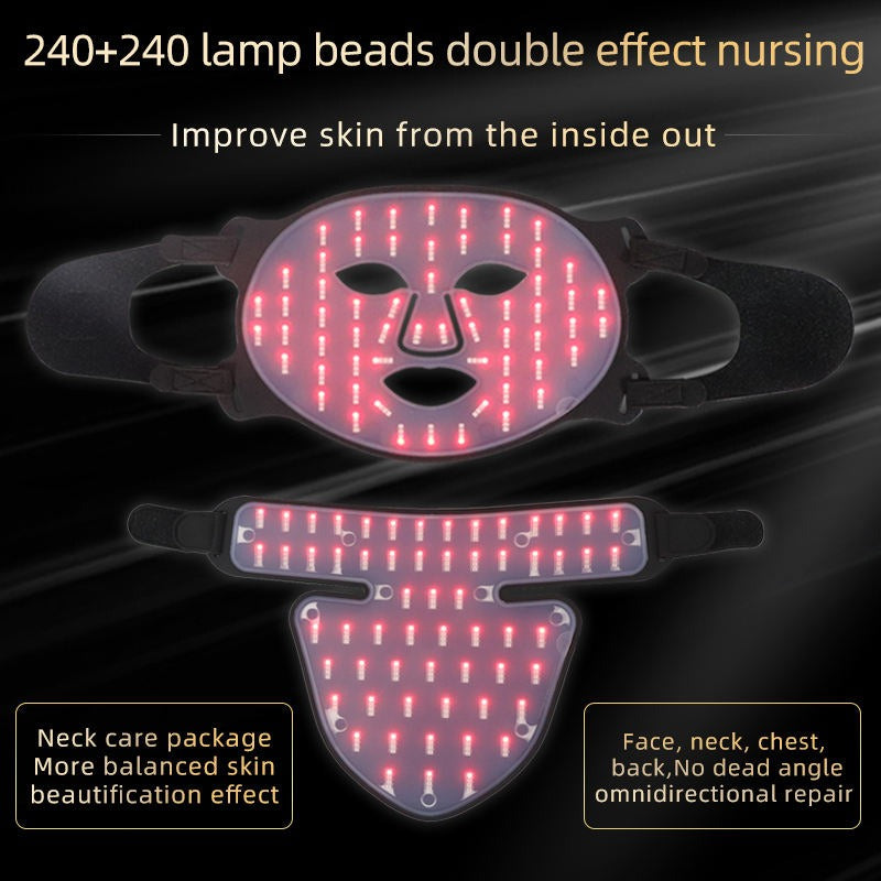 LED Red Light Therapy Neck Mask