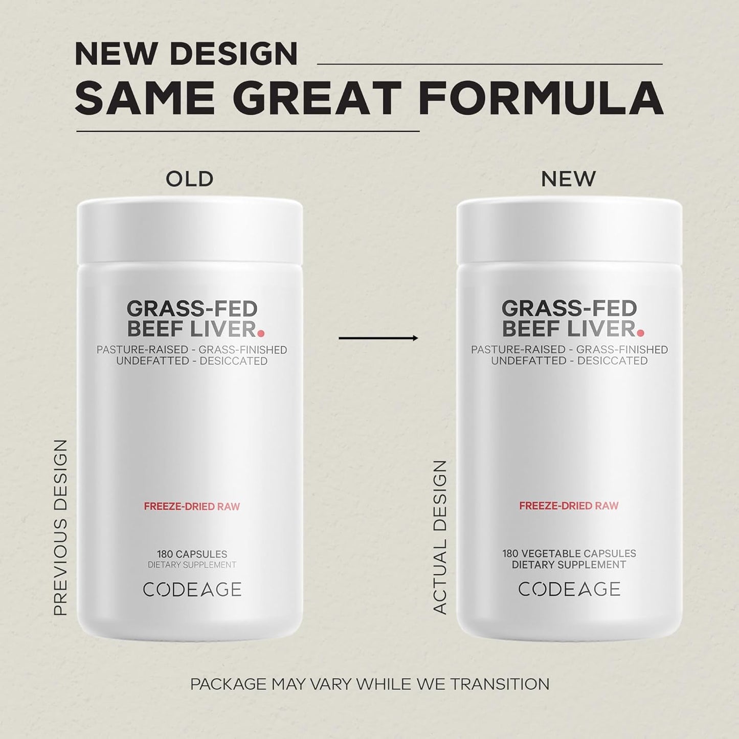 Natural Beef Liver Capsules 3000mg Non GMO Supplement