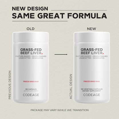 Natural Beef Liver Capsules 3000mg Non GMO Supplement