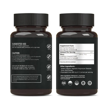 Powerful Maca Root Vitamins 60 Capsules