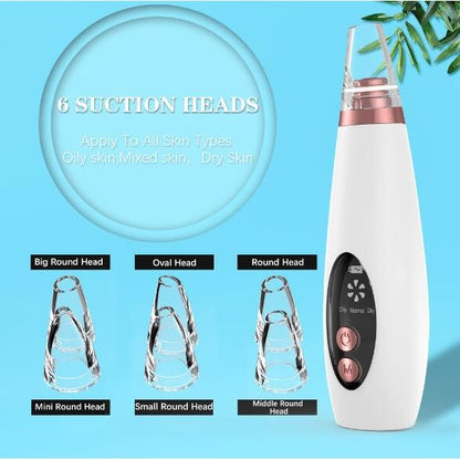 Portable Rechargeable Blackhead Vacuum Cleaner Tool