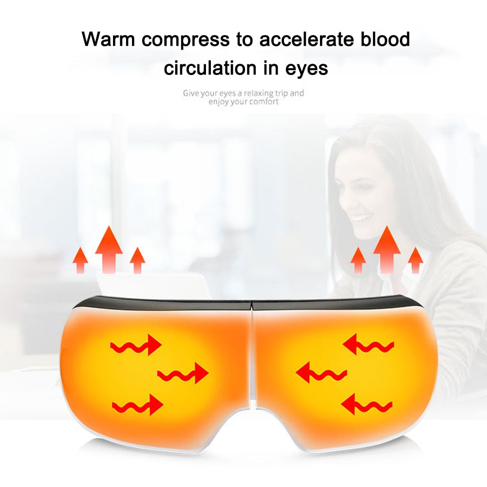 Relaxing Heated Eye Mask with Vibration Therapy