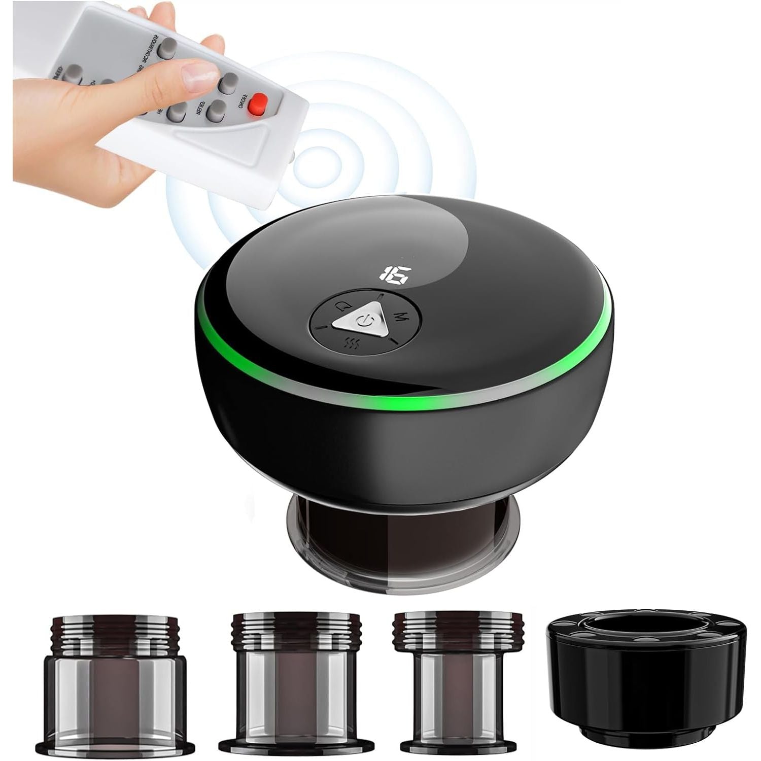 Automatic Cupping Massage Kit with Red Light for Pain Relief - Mycosmeticslondon