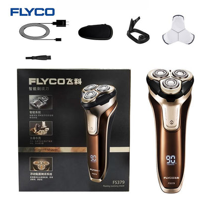 Rechargeable 3D Electric Shaver LED, Waterproof, Quick Charge
