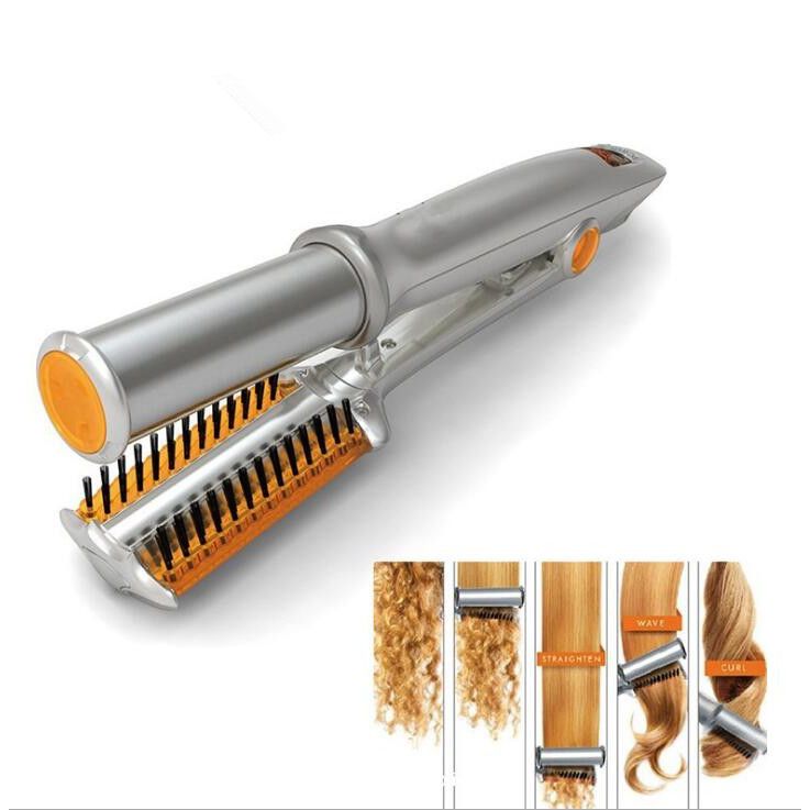 Easy Use Ceramic Hair Curler and Straightener