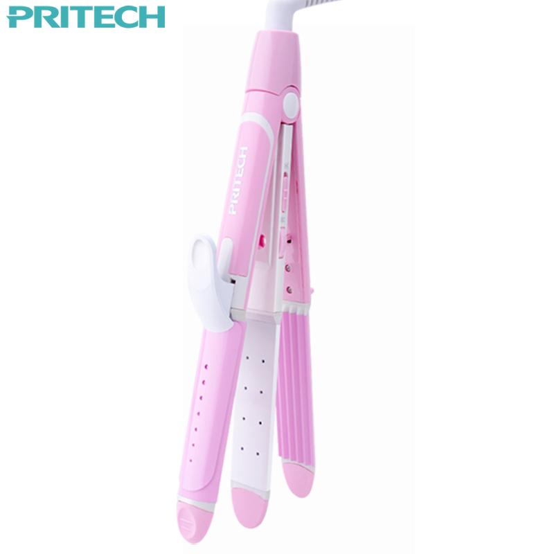 Pro Hair Straightening Curling Iron for Salon Style Results