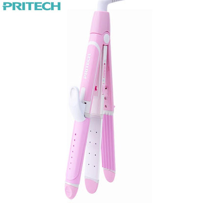 Pro Hair Straightening Curling Iron for Salon Style Results