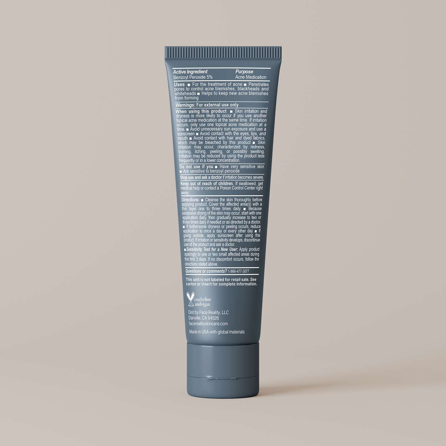Effective Acne Treatment Gel with 5% Benzoyl Peroxide