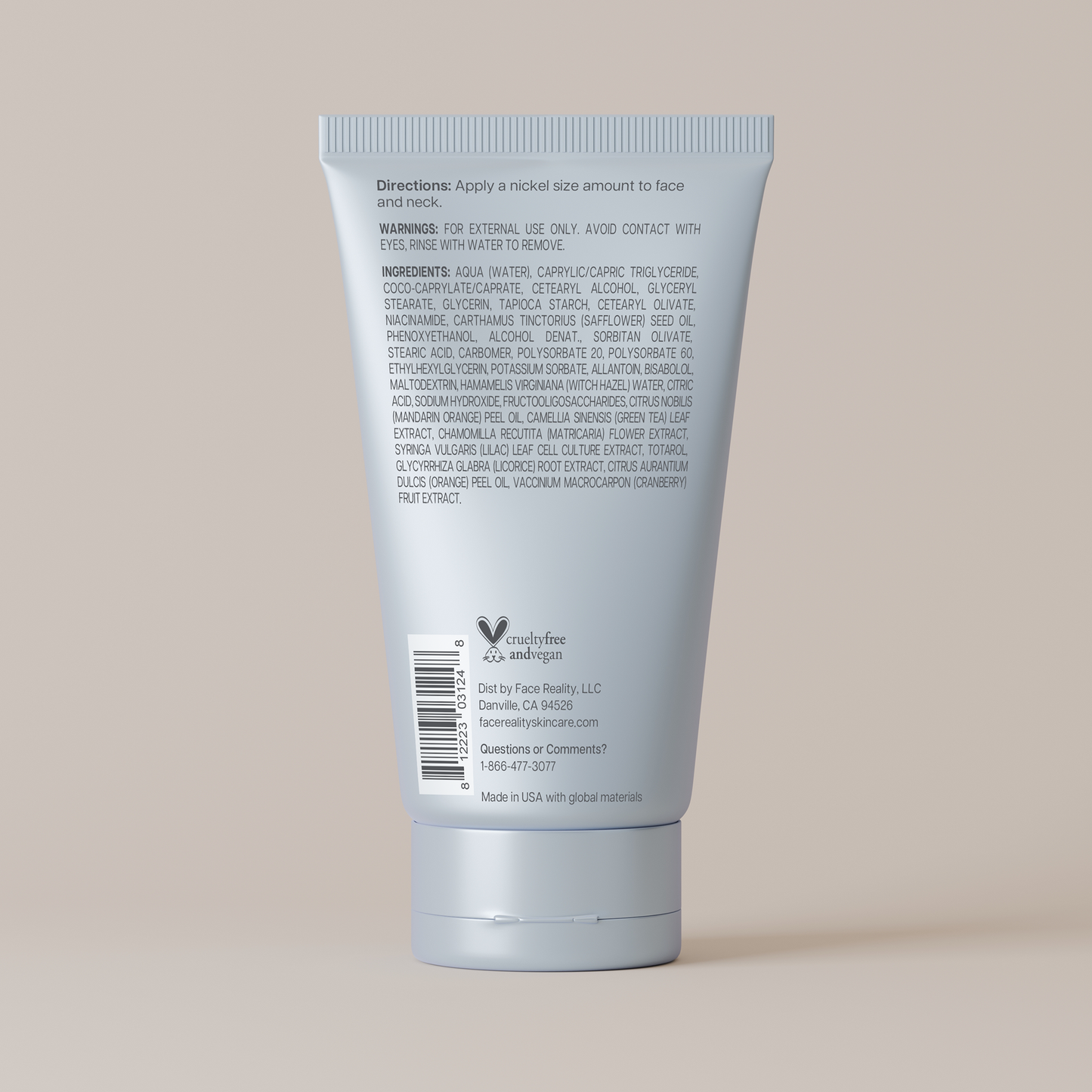 Gentle Daily Face Moisturizer - 59ml | Non Greasy Hydration Cream