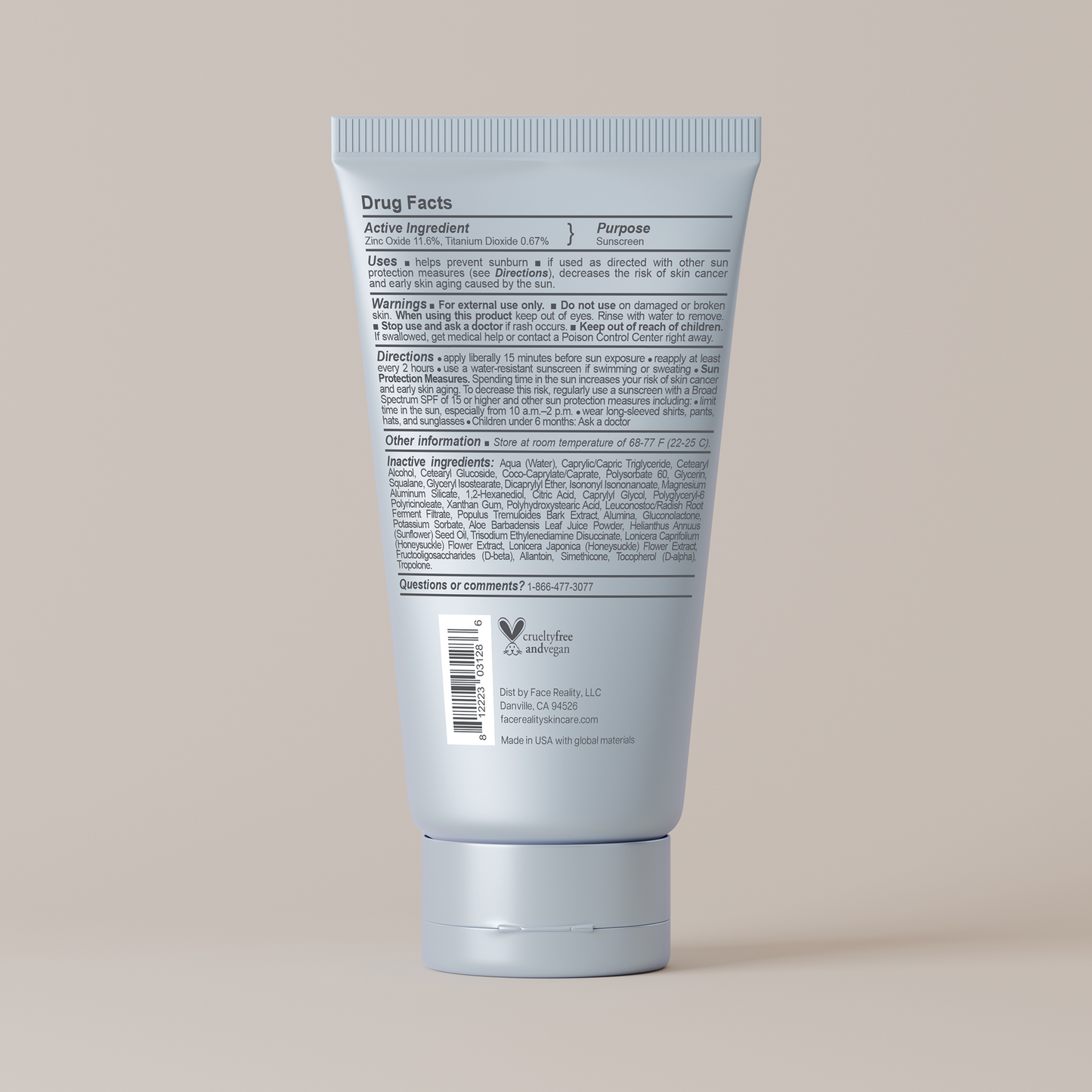 Daily Mineral Sunscreen SPF 28 for Acne Prone Skin