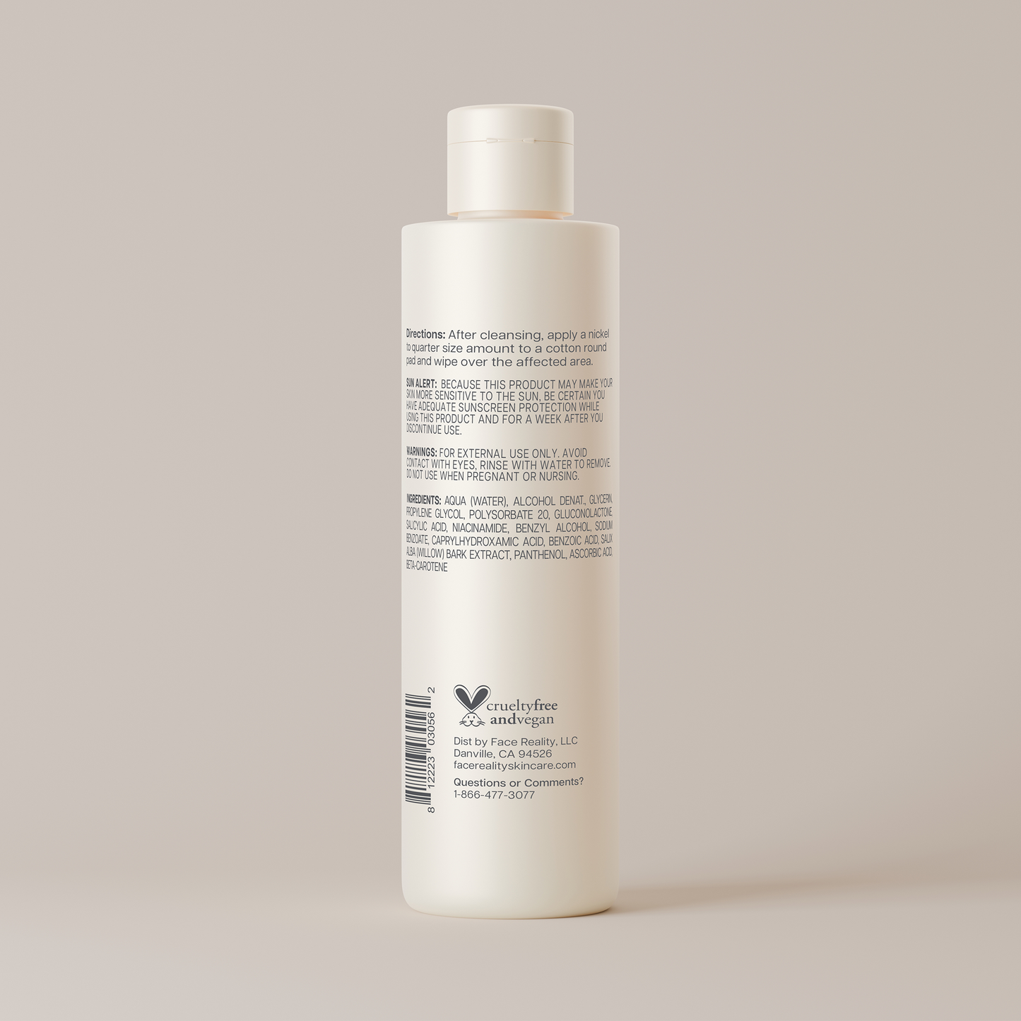 Glowing Skin Exfoliating Toner with Salicylic Acid