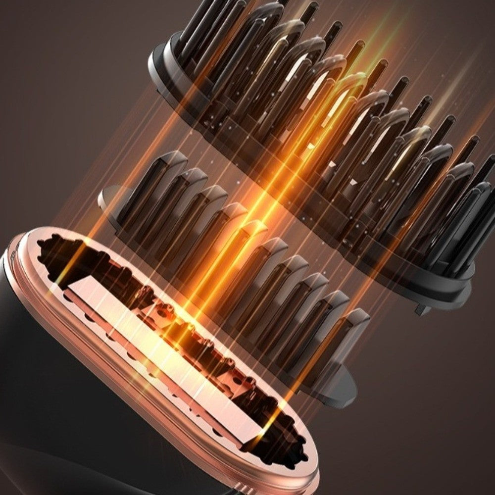 Mini Wireless Hair Straightening Comb – Anti-Scald, Fast Heating & Portable Smoother