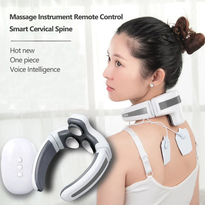 Electric Neck Massager for Pain Relief and Relaxation