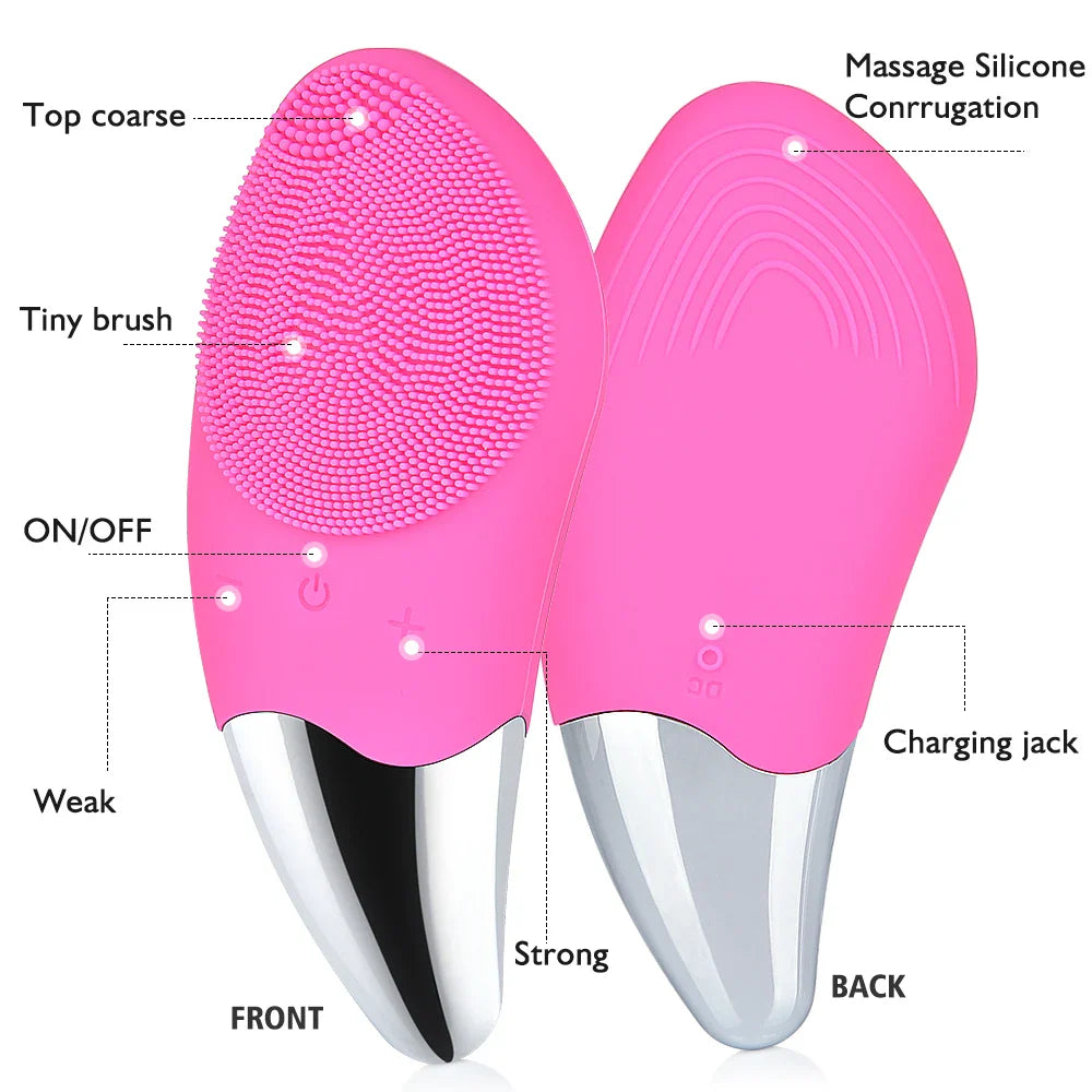 Portable Electric Face Cleanser Brush