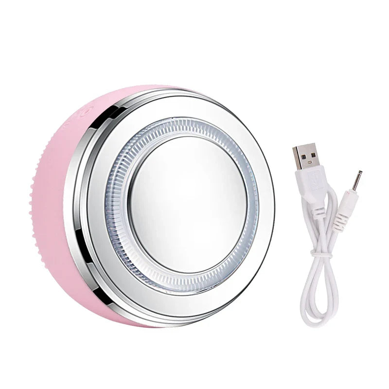 Rechargeable LED Face Massager Brush for Deep Clean Skin