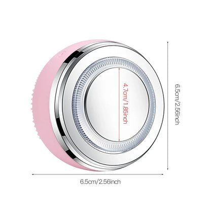 Rechargeable LED Face Massager Brush for Deep Clean Skin
