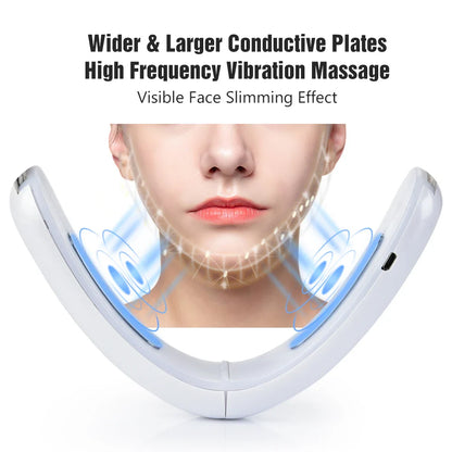 Slimming Face Lift Belt Red Blue LED Skin Tightener