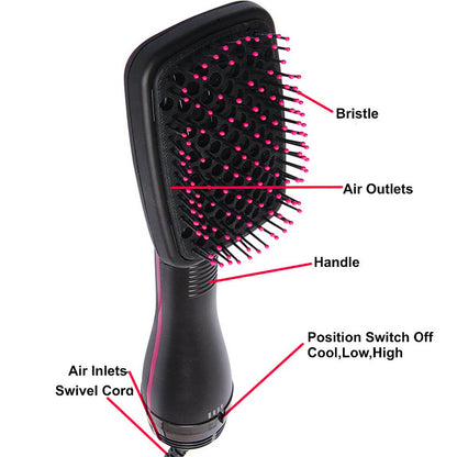 Hair Dryer Brush-Dryer Comb