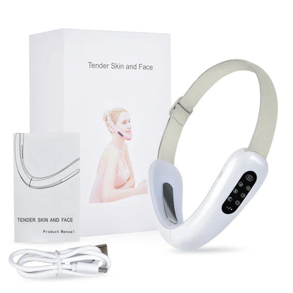 Slimming Face Lift Belt Red Blue LED Skin Tightener