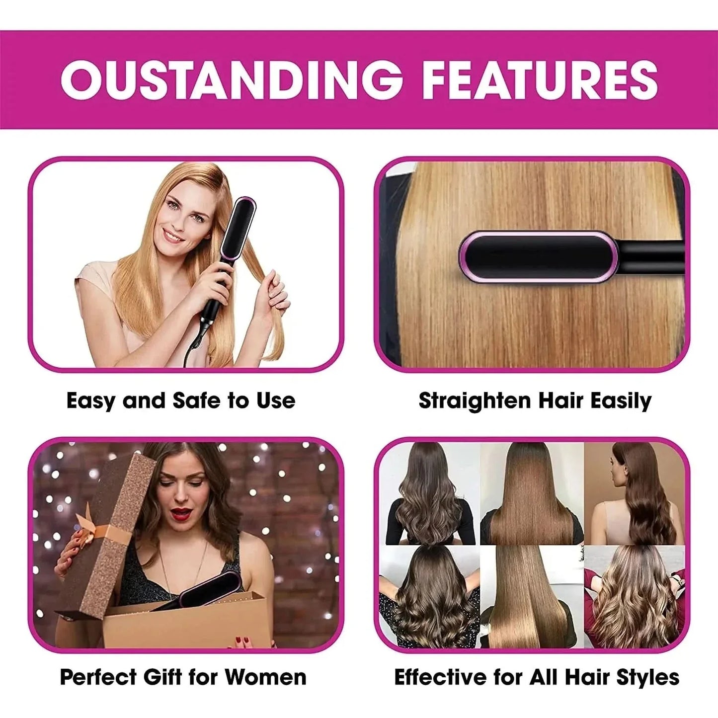 Easy Curl Ceramic Hair Brush