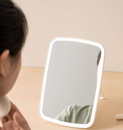 LED Makeup Mirror with Touch Dimmer Switch and Portable Stand