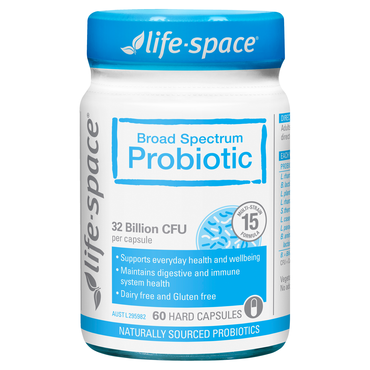 Powerful Probiotic 32 Billion CFU - 60 Capsules - Mycosmeticslondon