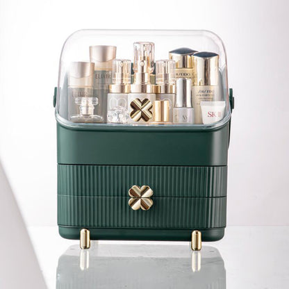 Makeup Organizer - Bathroom Waterproof Cosmetic Storage Box