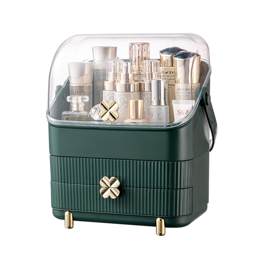 Makeup Organizer - Bathroom Waterproof Cosmetic Storage Box