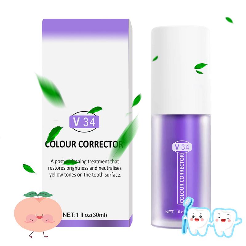 Purple Whitening Brightening Toothpaste