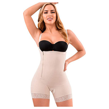Side Zip Bodysuit - Tummy and Butt Shapewear