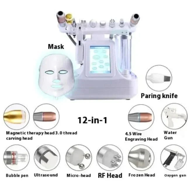 Advanced Facial Cleansing Brush with Light Therapy