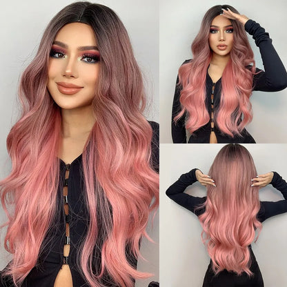 Women Long Wavy Wig