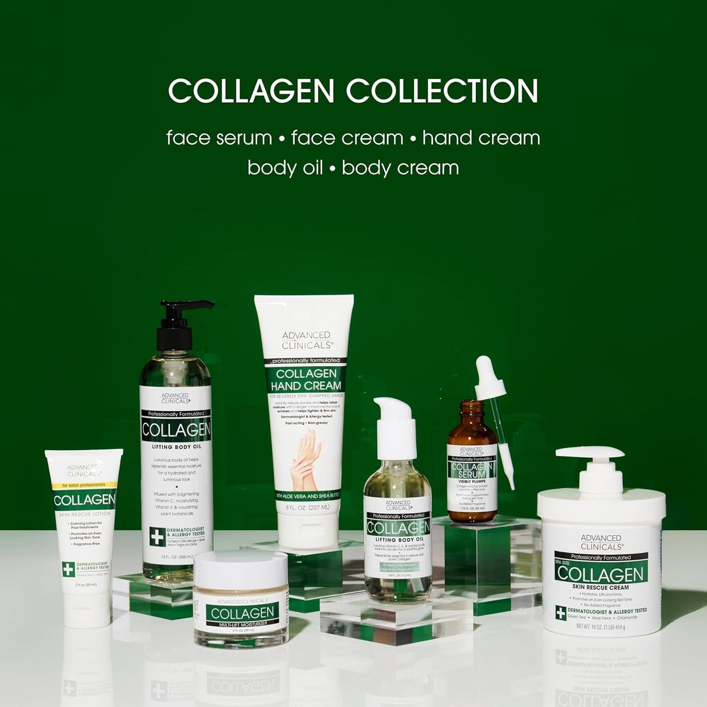 Professional Collagen Face Serum - Anti Aging Moisturizer